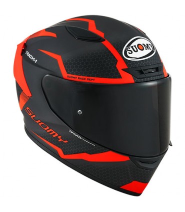 Suomy Track-1 Reaction red matt helmet
