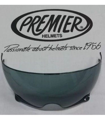 Visiere noir pour casque jet Vintage