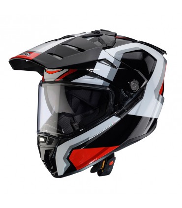 Helm Caberg Tanami Scram schwarz weiss rot