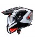 Helm Caberg Tanami Scram schwarz weiss rot