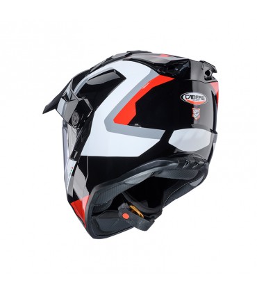 Casque Caberg Tanami Scram noir rouge blanc