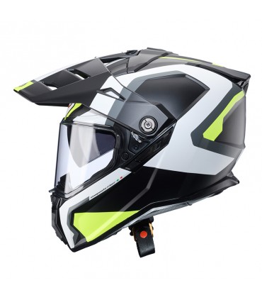 Casco Caberg Tanami Scram nero giallo opaco