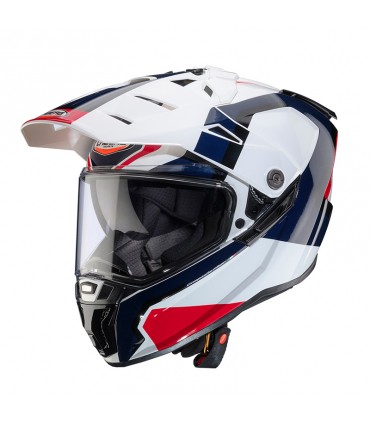 Casco Caberg Tanami Scram bianco rosso blu