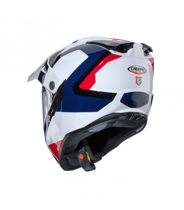 Casco Caberg Tanami Scram bianco rosso blu