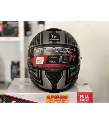 Mt Helmets Thunder 3 Sv Isle Of Man schwarz Gold