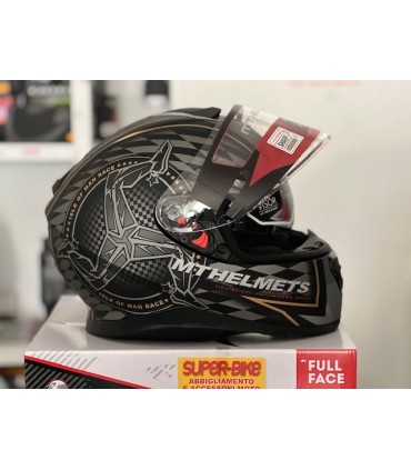 Mt Helmets Thunder 3 Sv Isle Of Man schwarz Gold