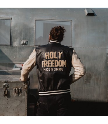 Leder jacke Holy Freedom Varsity