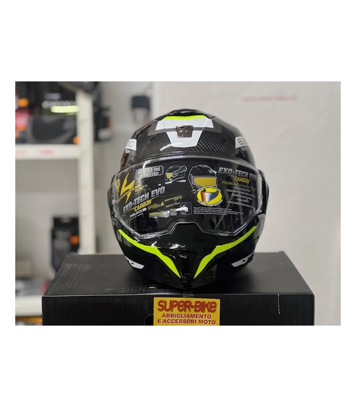 Scorpion Exo Tech Evo carbon Cosy gelb