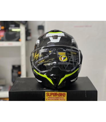 Scorpion Exo Tech Evo carbon Cosy yellow helmet