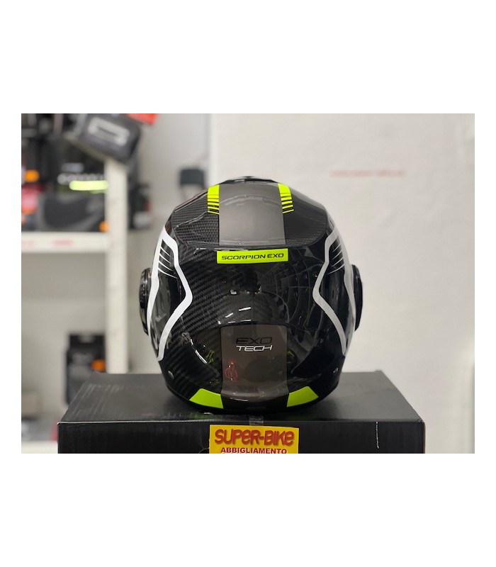 Scorpion Exo Tech Evo carbon Cosy gelb