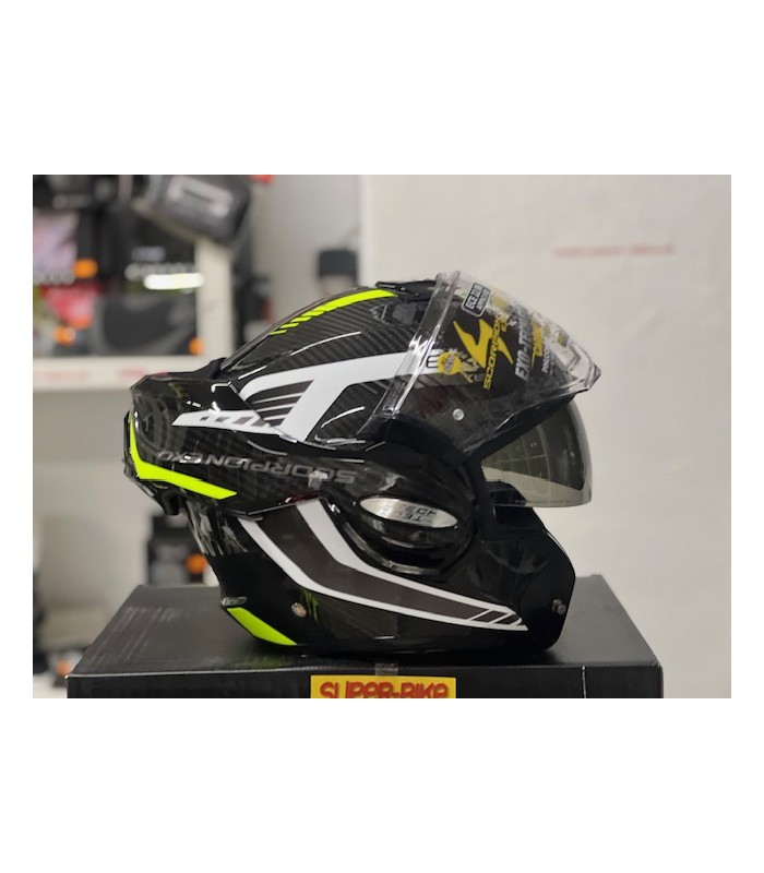 Scorpion Exo Tech Evo carbon Cosy gelb
