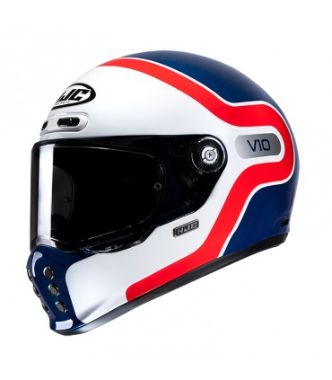 Helm HJC V10 Grape blau rot