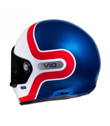 Helm HJC V10 Grape blau rot