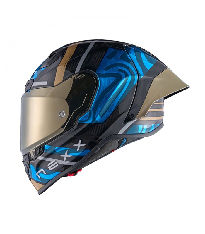 Helm Nexx X.R3R Swirl Sky blau