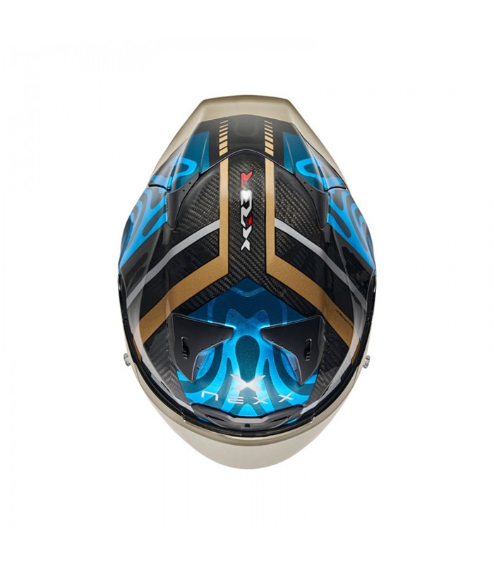 Nexx X.R3R Swirl Sky blue helmet