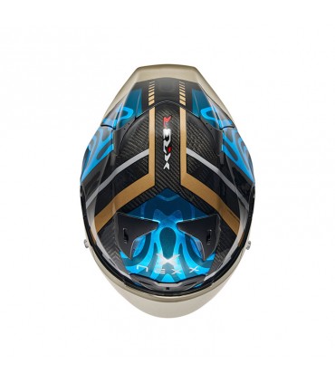 Nexx X.R3R Swirl Sky blue helmet