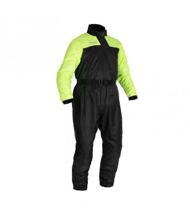 Tuta intera pioggia Oxford Rainseal nera gialla