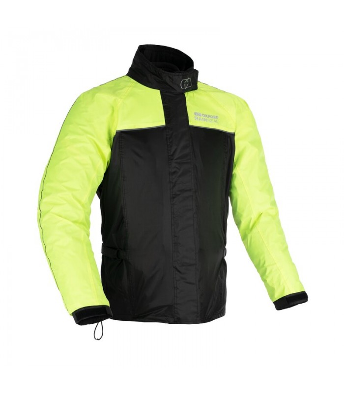 Oxford Rainseal Over jacket black yellow