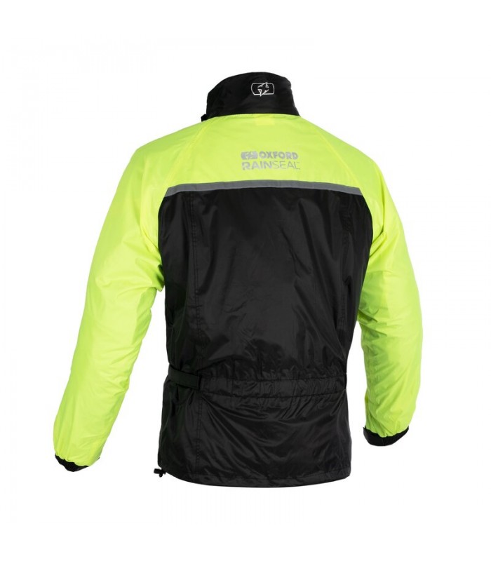 Oxford Rainseal Over jacket black yellow