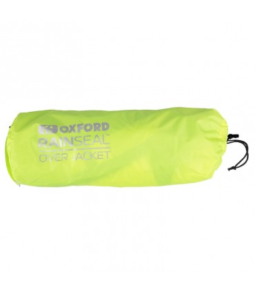 Giacca pioggia Oxford Rainseal Over nera gialla