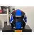 Scorpion Exo Tech Evo carbon Cosy blue red helmet