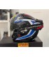 Scorpion Exo Tech Evo carbon Cosy blue red helmet