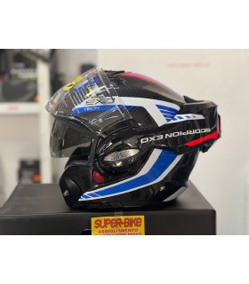 Scorpion Exo Tech Evo carbon Cosy blu rosso