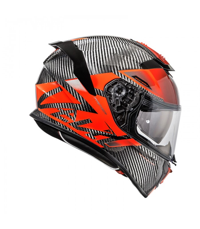 Casco Premier Devil Carbon MN 2 rosso