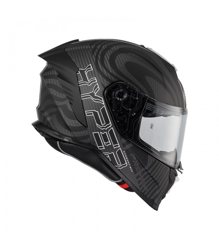 Casque moto Premier Hyper Carbon 22.06 PS 8 Bm noir