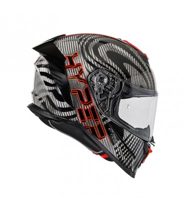 Casque moto Premier Hyper Carbon 22.06 PS 2 rouge