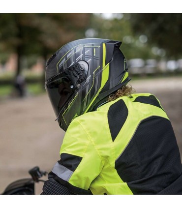 CGM 361G AVENT PRO Carbon matt yellow helmet