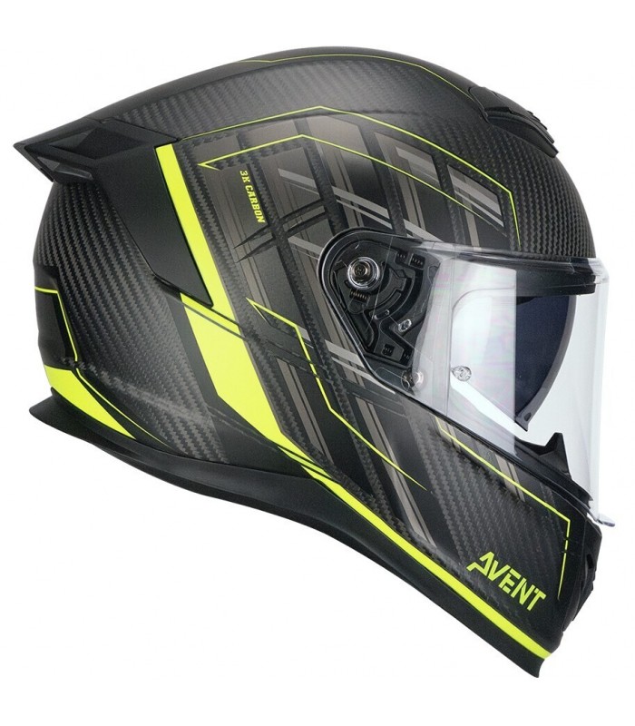 Casco integrale CGM 361G AVENT PRO Carbon giallo opaco