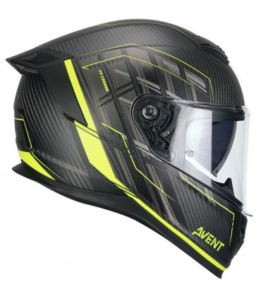 CGM 361G AVENT PRO Carbon matt yellow helmet