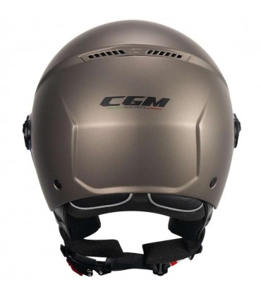 Jet helm CGM 167A Flo braun matt