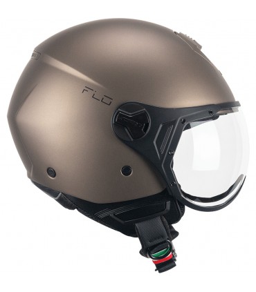 Jet helm CGM 167A Flo braun matt