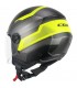 Casco jet CGM 167K FLO CITY Nero Giallo fluo opaco