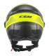 Casco jet CGM 167K FLO CITY Nero Giallo fluo opaco