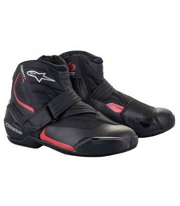 Motorradshuhe Alpinestars SMX-1R V2 schwarz rot