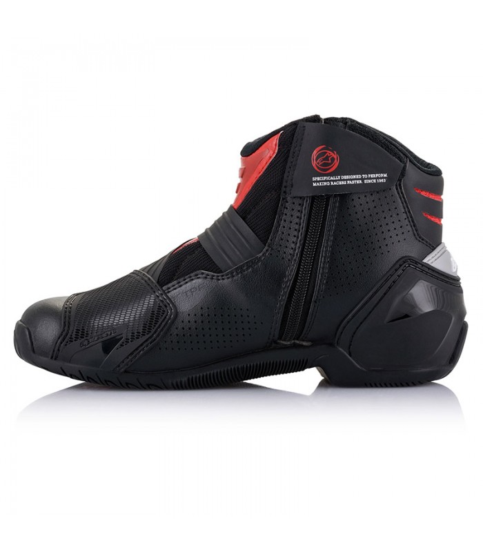 Alpinestars SMX-1R V2 black red vented shoes