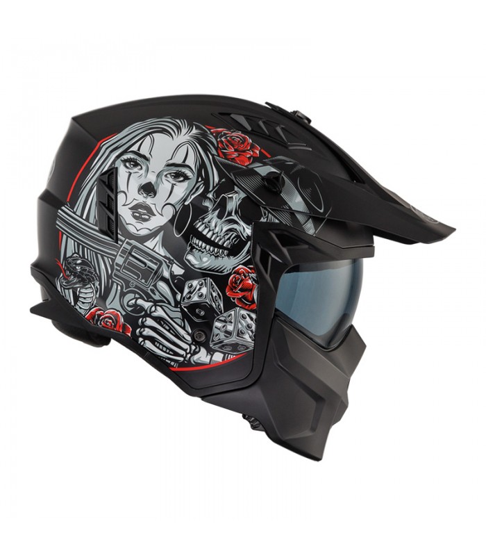 Casco Premier Subverter DB 9 Bm nero opaco