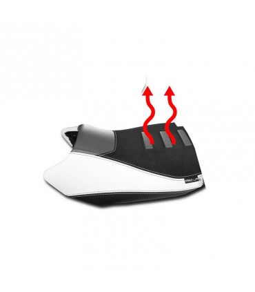 Sitzbank pilot low warm Isotta Bmw R1300GS (2023-25) weiss