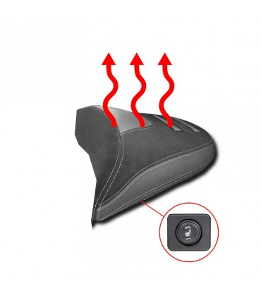 Sella passager chauffant Isotta Bmw R1300GS (2023-25) noir