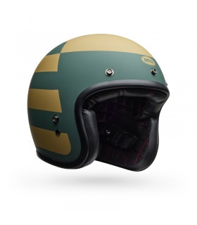 Bell Custom 500 Parlor Matte Emerald/Gold helmet