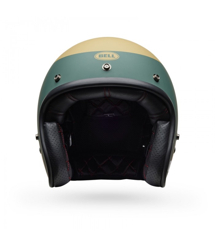 Bell Custom 500 Parlor Matte Emerald/Gold helmet