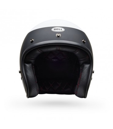 Helm Bell Custom 500 Parlor Matte Black/White