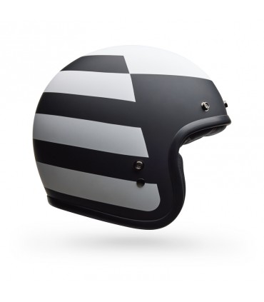 Casco Bell Custom 500 Parlor Matte Black/White