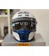 Casque HJC V10 Grape bleu rouge