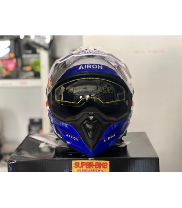 Airoh Commander 2 Reveal blue red helmet