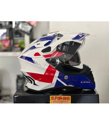 Airoh Commander 2 Reveal blue red helmet