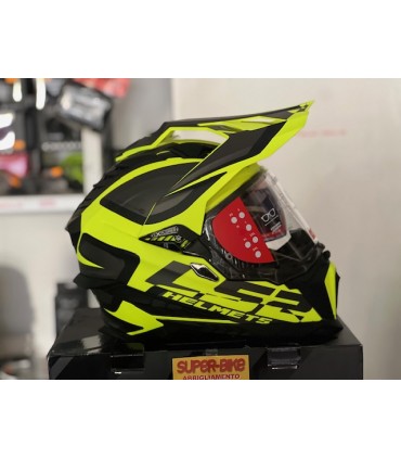 LS2 MX701 Explorer Hpfc Alter yellow matt helmet